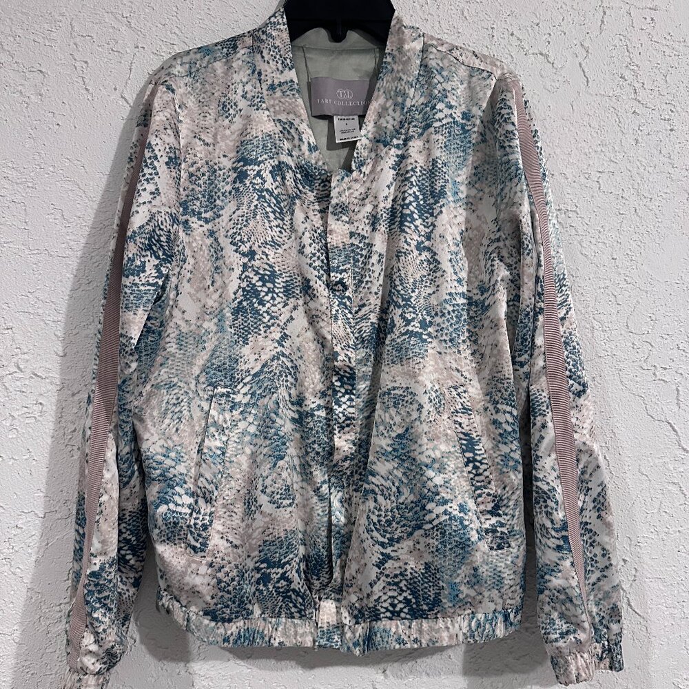 Tart Collections Python Print Zip Jacket Size S C… - image 1